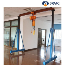 Workshop Portable Electric Mobile Mini Small Gantry Crane 3t 6m